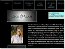 Tablet Screenshot of melaniecechglass.com